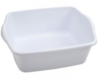 Bandeja blanca de plastico 9.5L