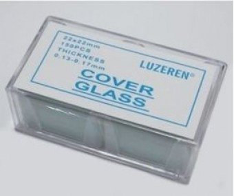 Cubreobjetos de vidrio 22*22mm