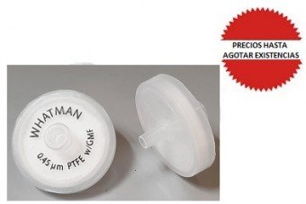 Filtro para jeringa PTFE