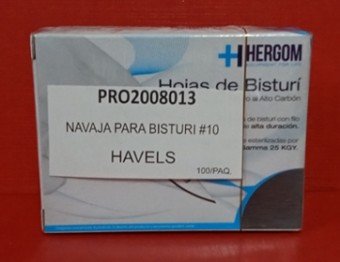 Navaja para bisturi #10