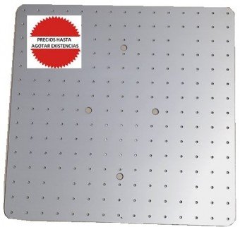Plataforma de aluminio 16x16pulg