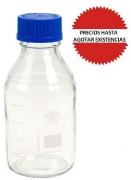 Frasco de vidrio graduado 500ml