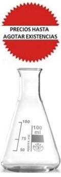 Matraz erlenmeyer vidrio boro 100ml