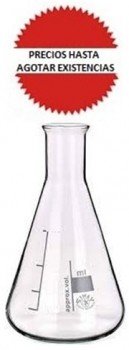 Matraz erlenmeyer vidrio boro 2000ml