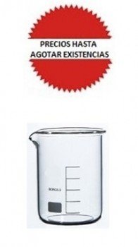 Vaso de vidrio boro graduado 1000ml