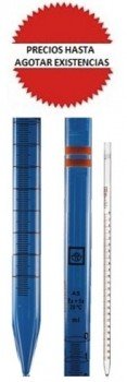 Pipeta serologica de vidrio clase as 0.1ml
