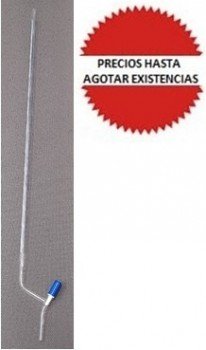 Bureta de vidrio salida lateral clase as 10ml