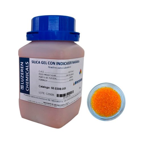 Silicagel con indicador perlas 3-5 mm 500 g