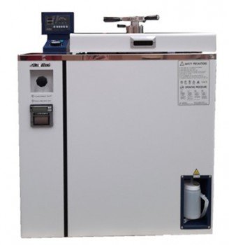 Autoclave vertical con registrador