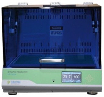 Incubadora digital de mesa con agitación