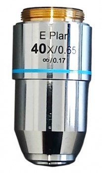 Objetivo semi acromatico infinito 40X