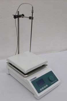 Parrilla con calentamiento y agitacion 19x19cm